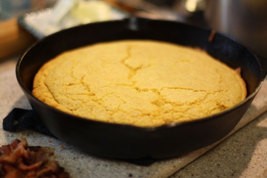Fresh hot cornbread. Amazing!