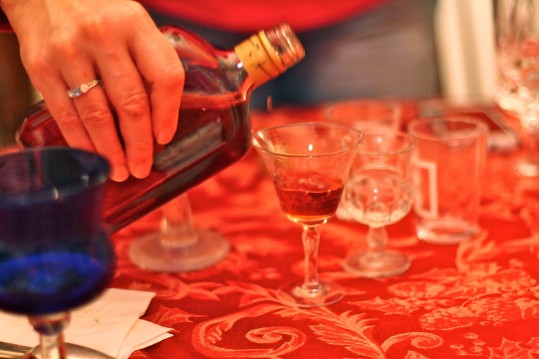 And we finish it all off with Jill's DELICIOUS 'Slivovitz'